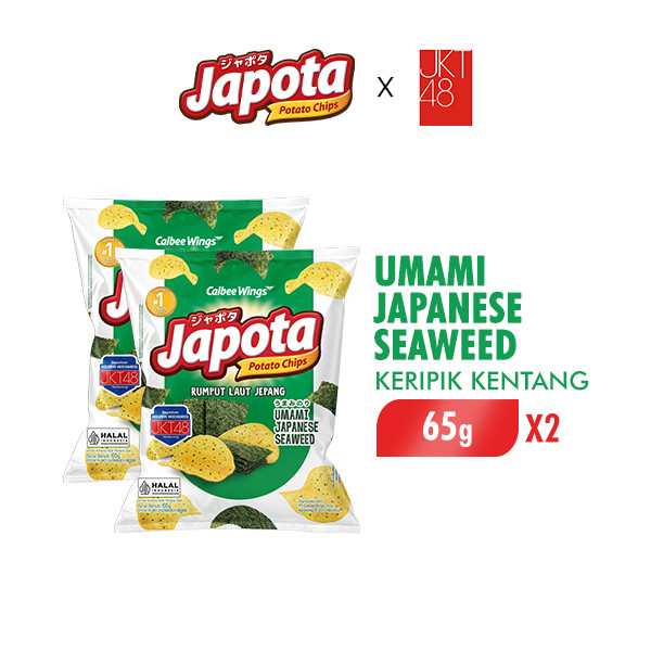 Japota Keripik Kentang Umami Japanese Seaweed 65 gr x2