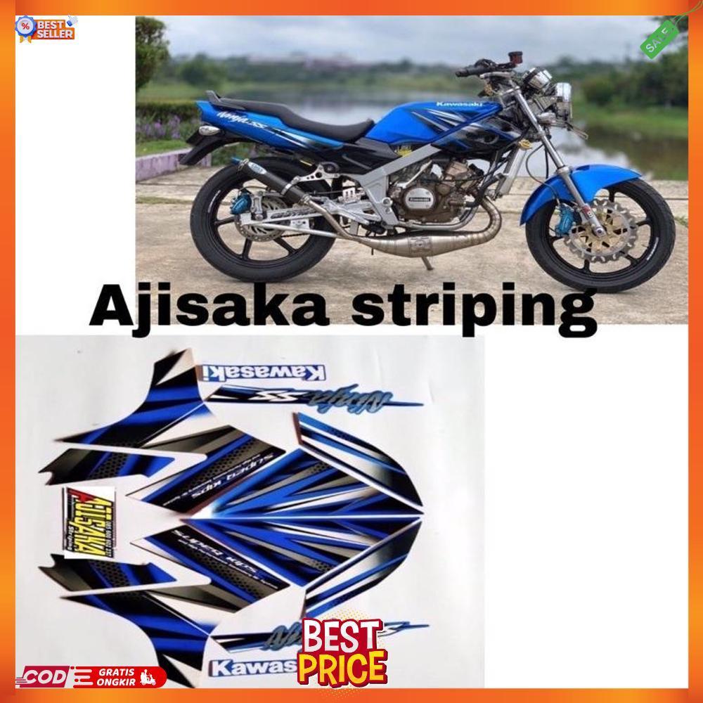 Striping Ninja Ss 2013 Biru Stiker Ninja Ss 2013 Biru Striping Stiker Lis Les Kawasaki Ninja Ss 2013