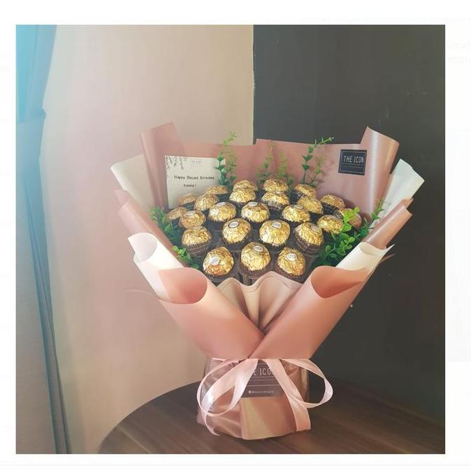 Bre- Ferrero Bouquet / Buket Ferrero / Buket Coklat / Buket Valentine