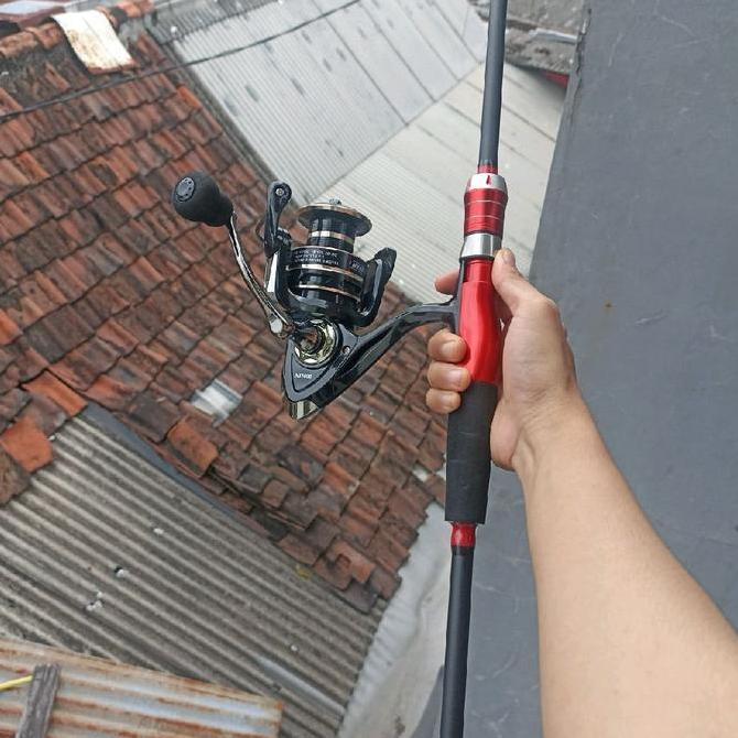 TERMURAH - satu set joran reel ul spinning/casting