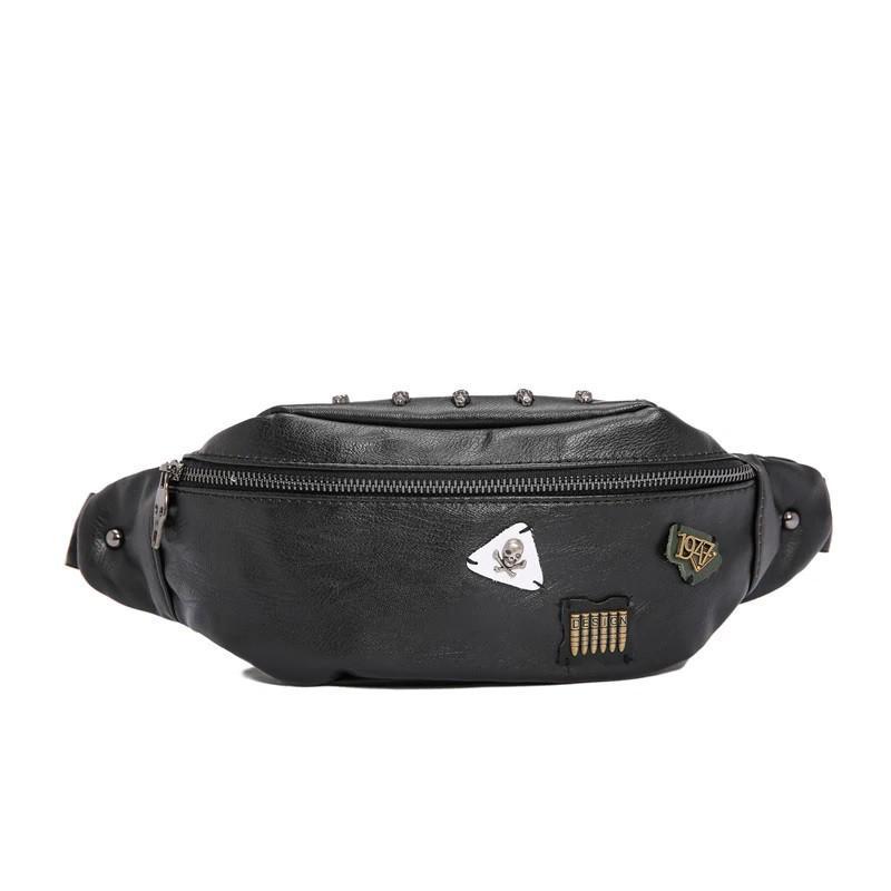 Civeto Tg09 Tas Pinggang Selempang Pria Kulit Pu Gaul Keren