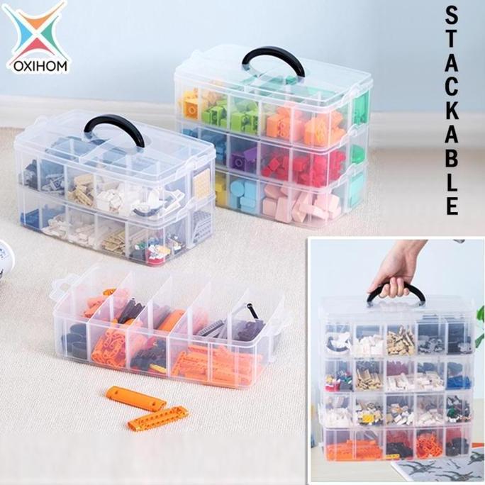 Oxihom Tool Box Kotak Obat Kotak Penyimpanan Box Plastik Box Mainan