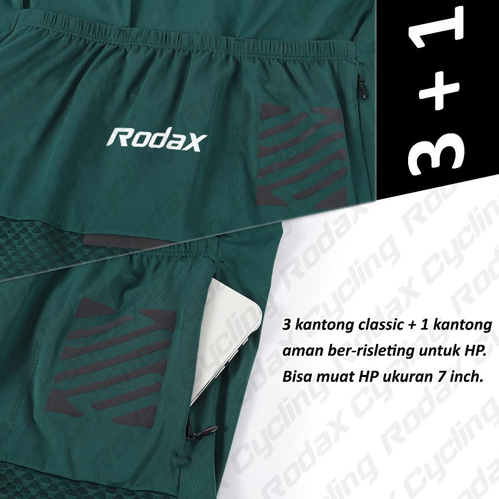 BIG SALE RodaX Brevet Jersey 3+1 Safety Phone Pocket Premium Cycling Jersey Unisex Roadbike Original