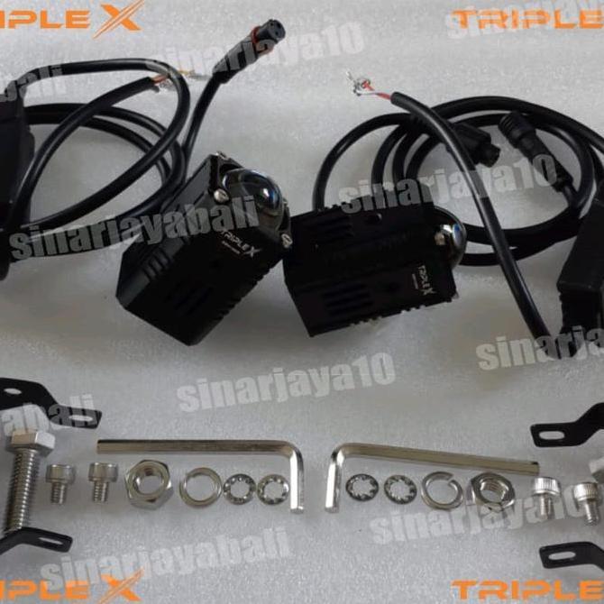 triple x lampu led x1 x 1 lampu led kabut tembak foglamp laser terang