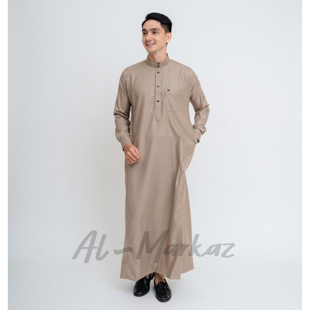 BESTPROMO AL MARKAZ - Jubah Pria Muslim Slimfit Dewasa Bilal