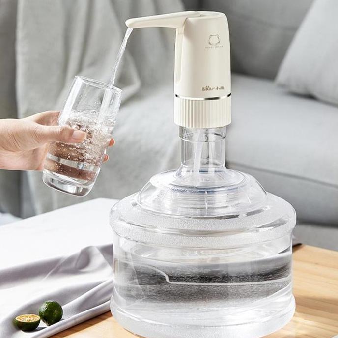 Pompa Air Galon Listrik Dispenser Otomatis Bear dengan Kran Dilipat