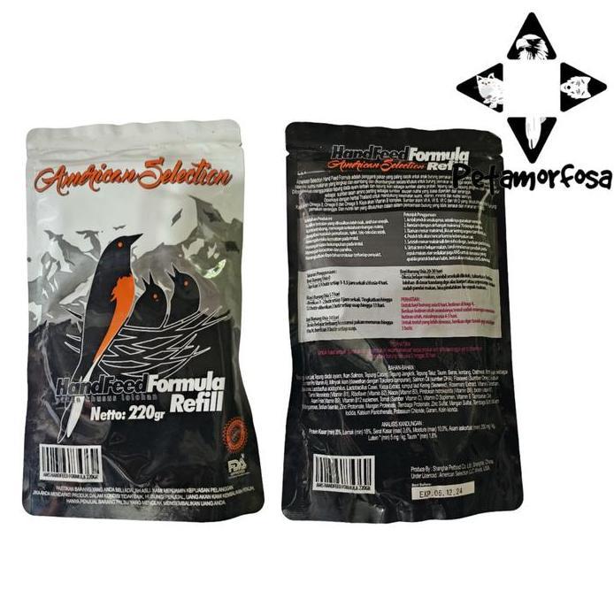 AMS AMERICAN SELECTION 220gr HANDFEED FORMULA Pakan Voer Lolohan Burung Murai