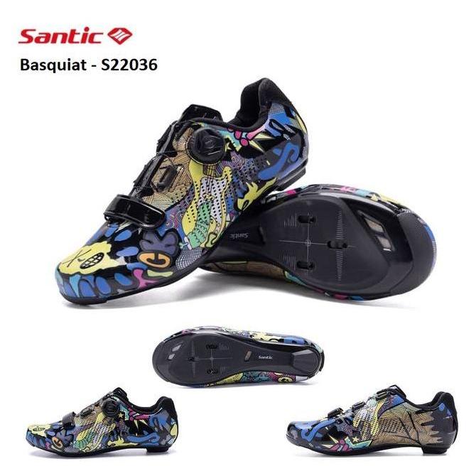 Sepatu Sepeda Cleat Santic BASQUIAT S22036 Sepatu Roadbike ORIGINAL