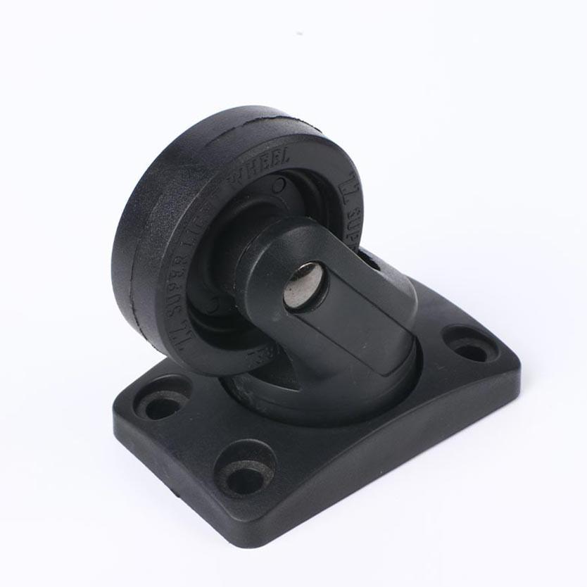 4Pcs Roda Koper Pengganti karet 360 Roda Caster Lemari Roda Troli Roda Koper Troli Pengganti Multifu