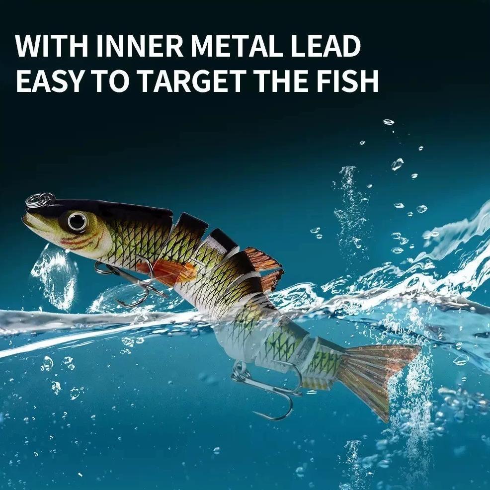 OTTOID Umpan Pancing Casting Lure Swimbait /Umpan Pancing Lure Segmented Swimbait/Umpan Casting Pera