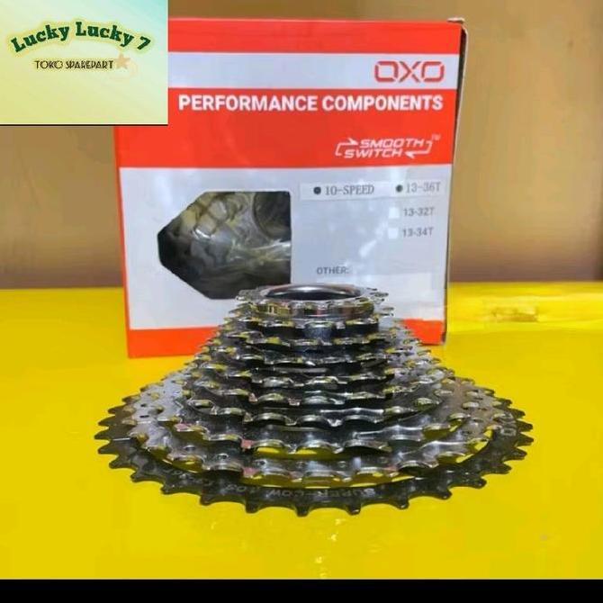 Sproket OXO 9 Speed Sprocket 10 Speed Ulir OXO Freewheel 9 Speed Ulir Gear 10 Speed Ulir