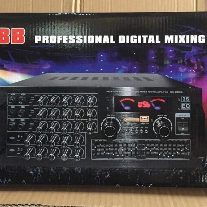 power es 888 power amplifier mixer