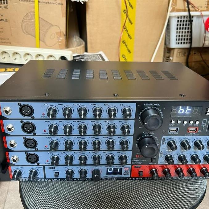 AMPLIFIER BLACKSPIDER KA 9860 DSP AMPLI BLACK SPIDER KA9860