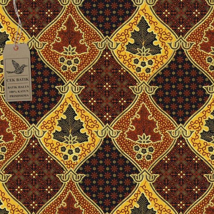 [] kain batik - Motif Sidomukti Prada Jawa Berlapis Emas/Gold
