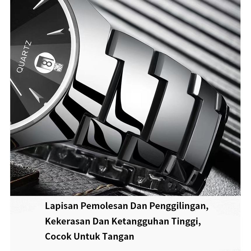 BESTPROMO AOKEYO W101 Jam Tangan Wanita Original Berlian Anti Air Analog Bisnis Kuarsa Jam Tangan Ce