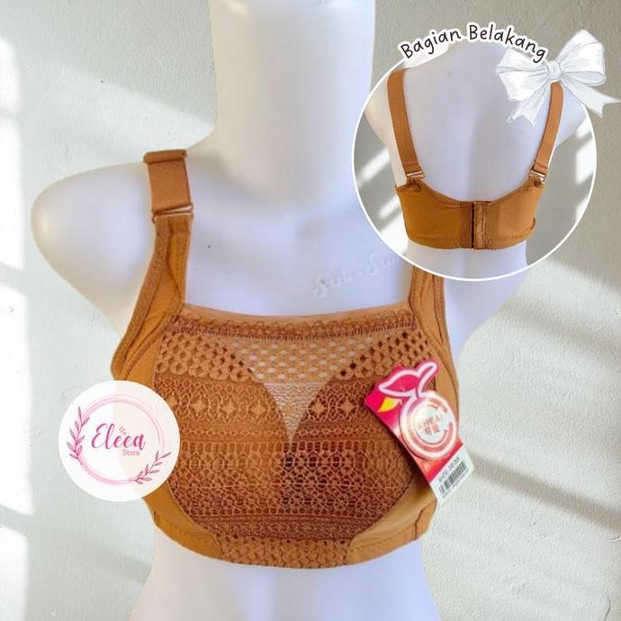 Paket 3pcs Bh Kemben 701 Kheai Guini Tanpa Kawat Kait 4 Push Up Bra Wanita Pengencang Lemak Cup B To