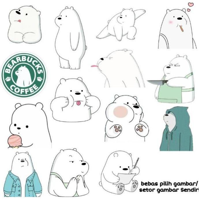 [] S - XXXXXL(6XL) Hoodie CUTE BEARS Jaket Ice Bear BIGSIZE OVERSIZE Sweater Sweatshirts Panda We Ba