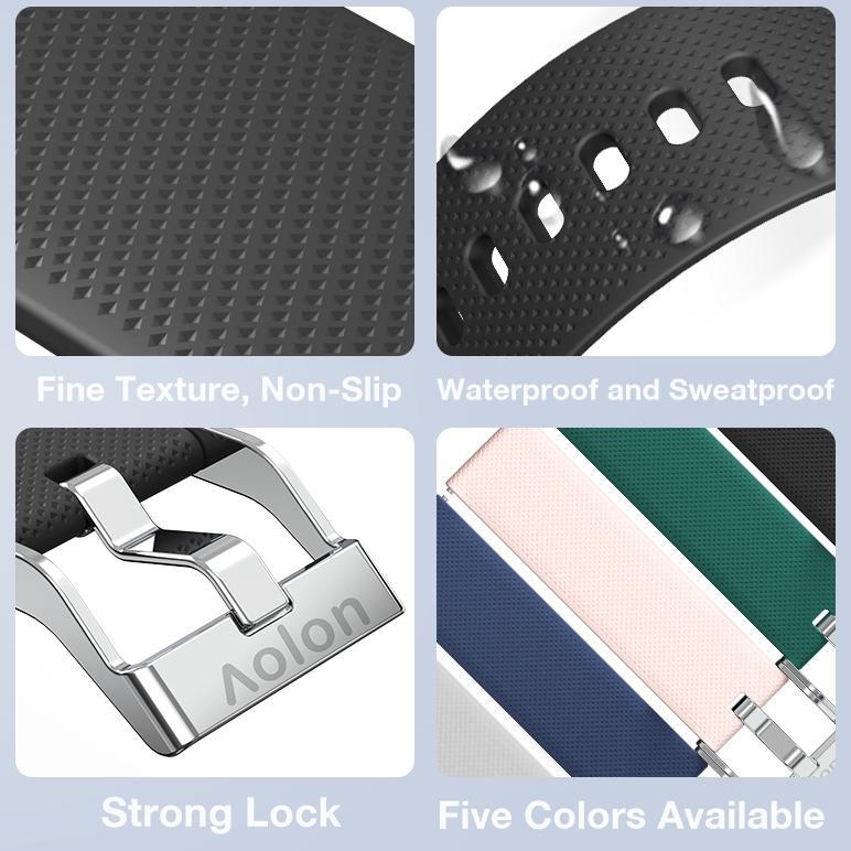 NEW PRODUCT Aolon Original 22mm Silicone Strap SmartWatch Tahan Air&Lembut & Nyaman for Curve/GTS/GT