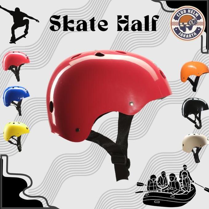 Helm Sepeda Arung Jeram Out Bound ATV Flying Fox Skate Board Anak
