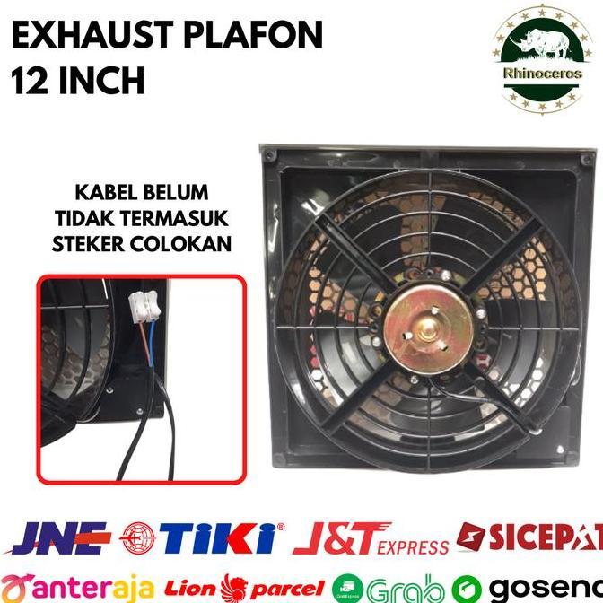 Rcg- Exhaust Fan Plafon 10 Inchi Kipas Plafon 10 Inch Kipas Blower Hexos Angin Hisap Kipas Kamar Man