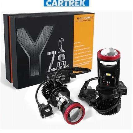 Lampu Led Mobil Dan Motor H4 Mini PROJECTOR PROJIE Y7D SUPER BRIGHT  50 Watt/Lampu LED Mobil Motor H