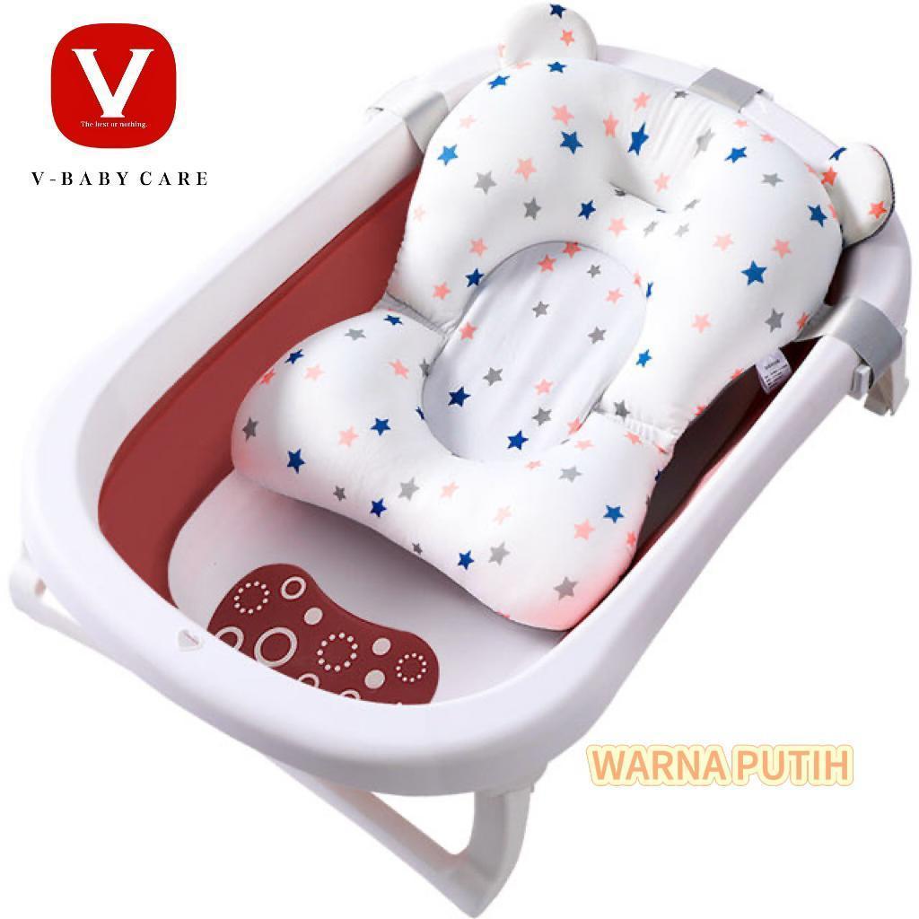 Baby Bath Pillow Bantal Mandi Bayi/ Jaring Alas Duduk Bak Mandi Bayi