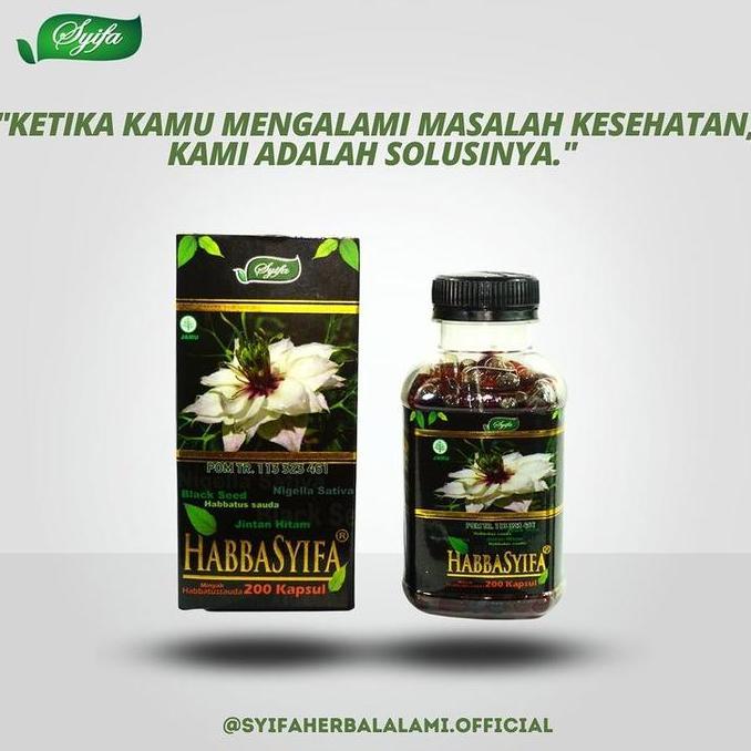 Higher- Minyak Habbatussauda Kapsul Habbasyifa 200 - Cv. Syifa Herbal Alami