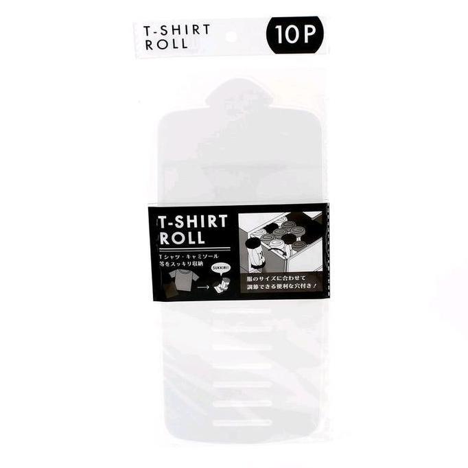 :::::::] yamada japan brand t shirt roll ( isi 10 ) alat bantu melipat kaos
