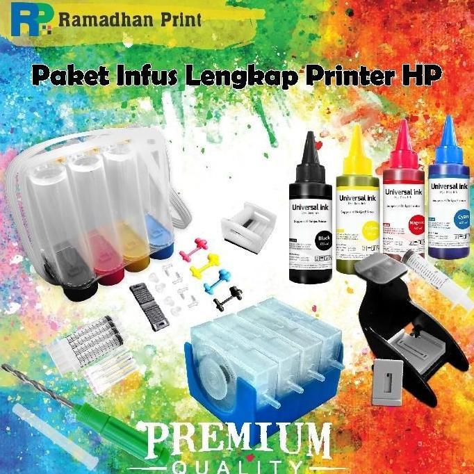 Murah Paket Tinta Infus Printer HP 2135 2336 2337 2335 Kit Cartridge 682 680 ramadhanp Buru Order