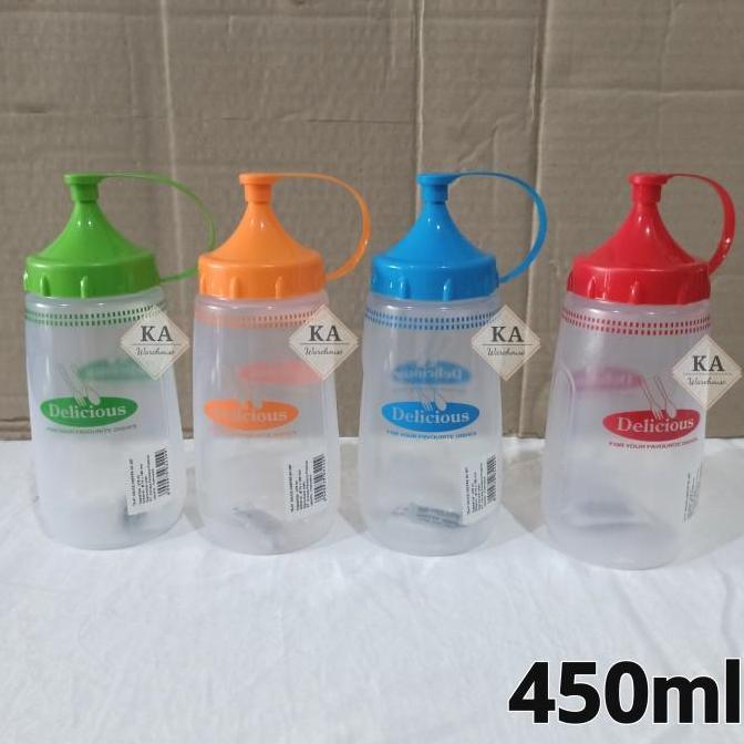 Botol Kecap Plastik 450ml / Botol Saus / Bistro Sauce Keeper 450ml