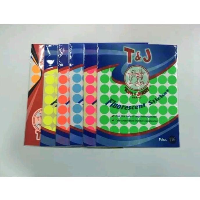 Label Tom and Jerry 116 Flourescent Warna
