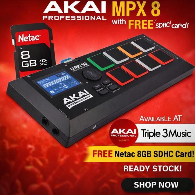 Vrzukifazyah - Akai Mpx8 Mpx 8 Kendang Digital Sample Player Controller Pc