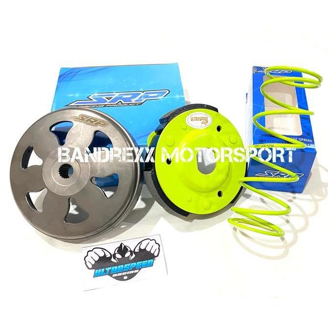 Kampas Ganda SRP+Mangkok Ganda SRP+Per CVT SRP 1200Rpm for Vario 150.