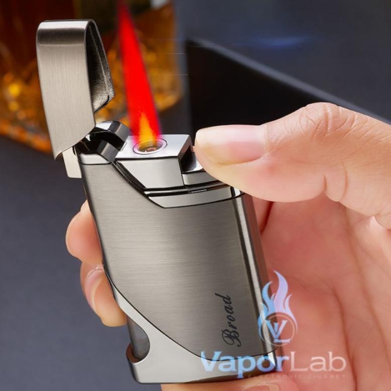 NEW mancis korek api bara BROAD ada indikator gas torch lighter murah unik [terbaik][terlaris]