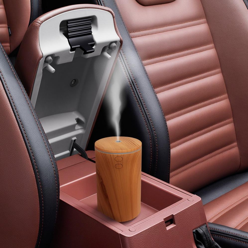 TERBARU USB Car Diffuser Humidifier Ultrasonic Tanpa Stik Kapas Untuk Mobil Essential Oil Aromaterap