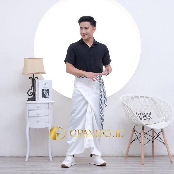 Agamisanah6 - Granito.id - Sarung srikandi etnik unisex  pria wanita sarung ikat lilit instan tenun 