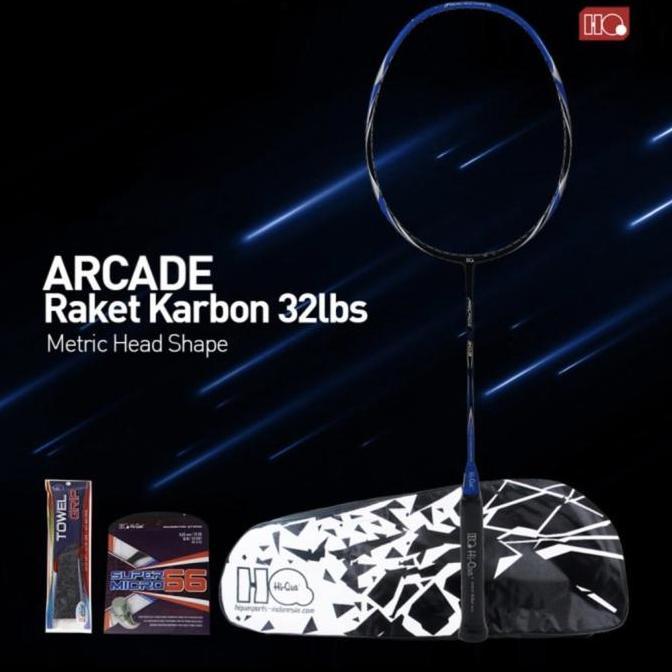 belviercinez Raket Badminton HIQUA HQ NEW ARCADE 303/305/306/308/309 FULL BONUS ORI Diskon