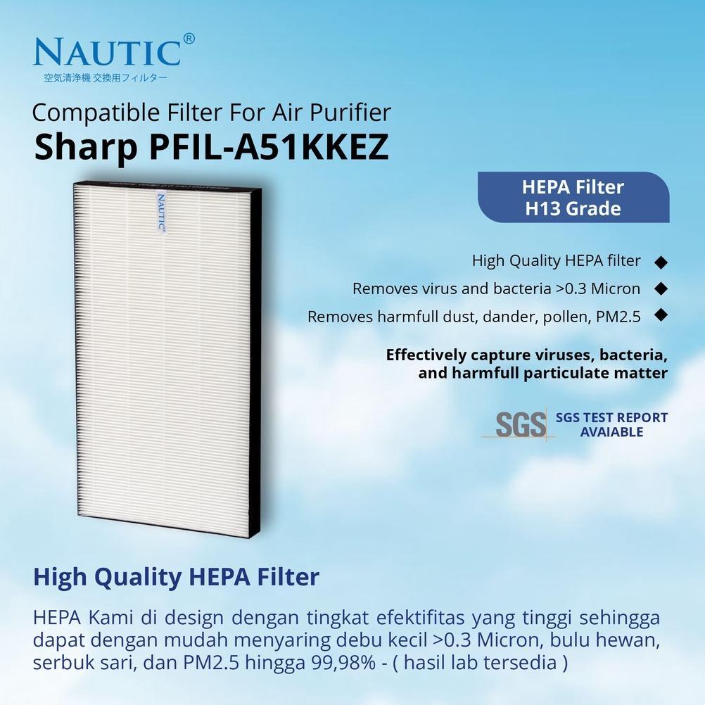 HOT DEALS HEPA Filter Air Purifier Sharp FP-J80 FP-J60 FP-J80Y FP-J60Y FP-J80Y-H FP-J60Y-W Replaceme