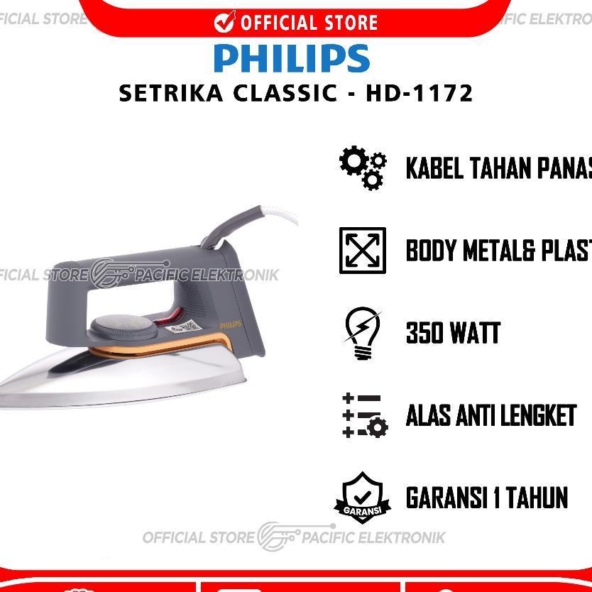 Setrika Philips Classic Hd1172 / Hd-1172
