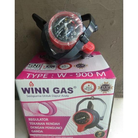 NEW WIN GAS REGULATOR TEKANAN RENDAH DENGAN PENGUNCI GANDA W-900 M/W-900NM/W800M Nusantata/W 800 M E
