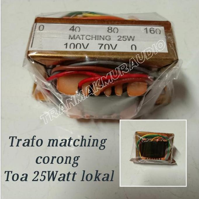 TRAFO MATCHING TOA 25WATT CORONG TOA TRAN27