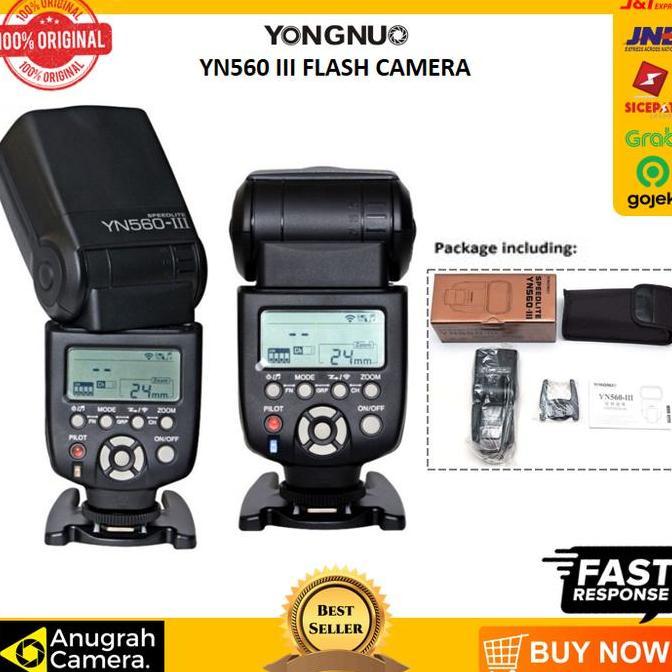 BEBAS ONGKIR - Yongnuo Flash YN 560 III Flash Camera Yongnuo YN560 III For Universal
