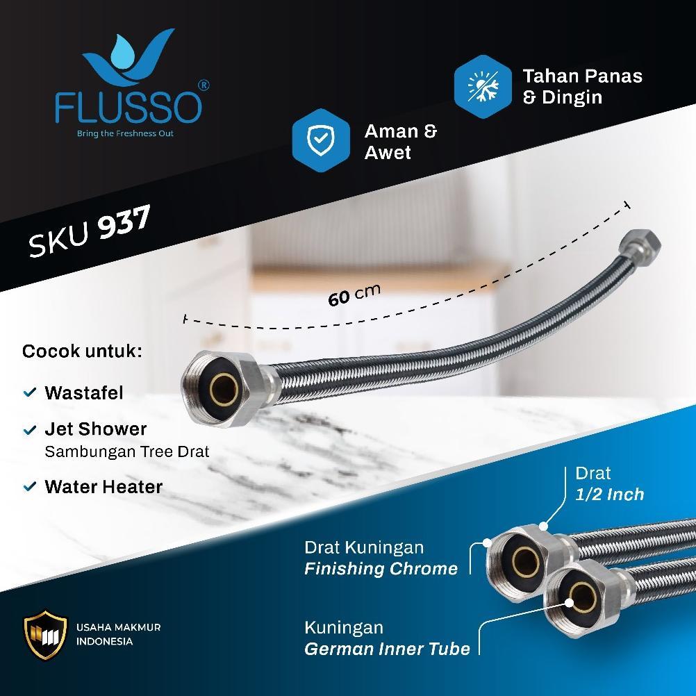 hot deals flusso selang anyam black air panas dingin selang water heater original