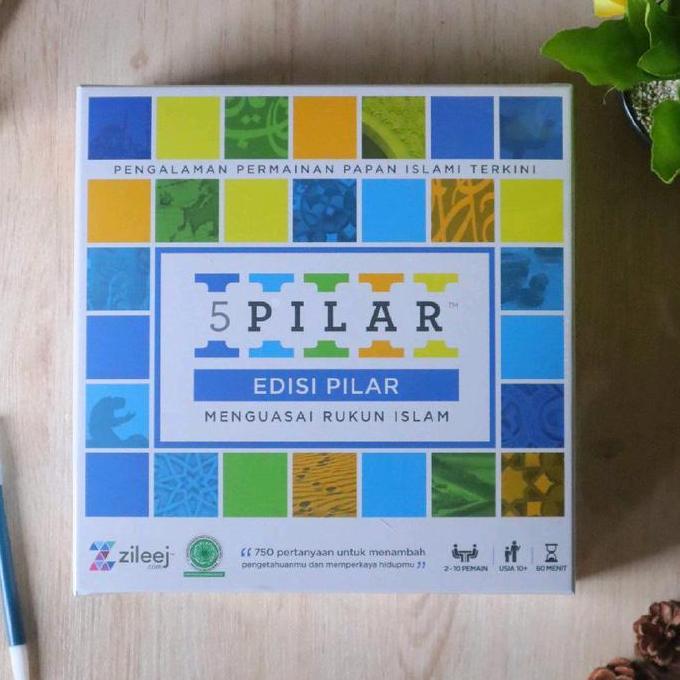 Promo Toys Mainan Edukatif Anak Muslim | Boardgame 5 Pilar | Edisi Junior - Rukun Islam - Kotak Perm