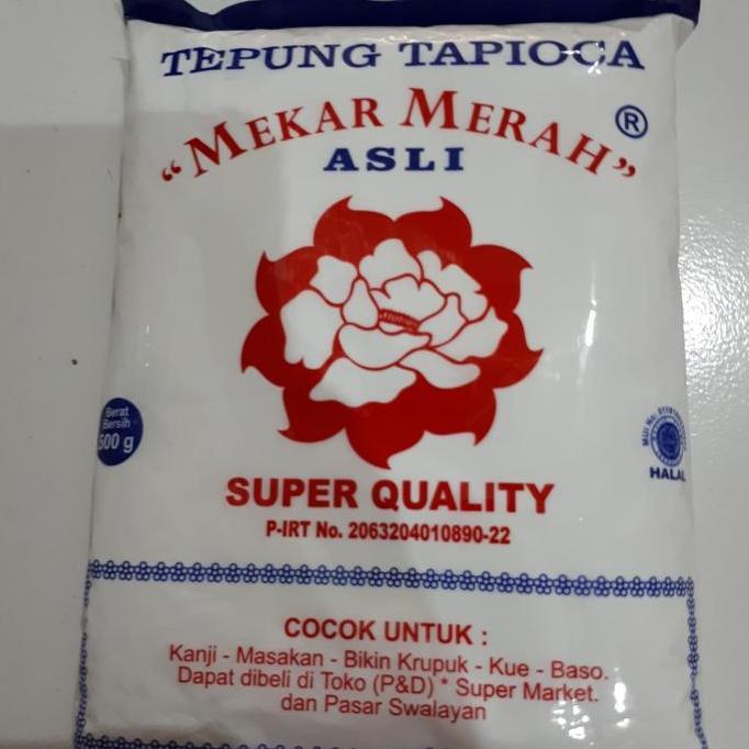 Tepung Tapioka Mekar Merah 500g