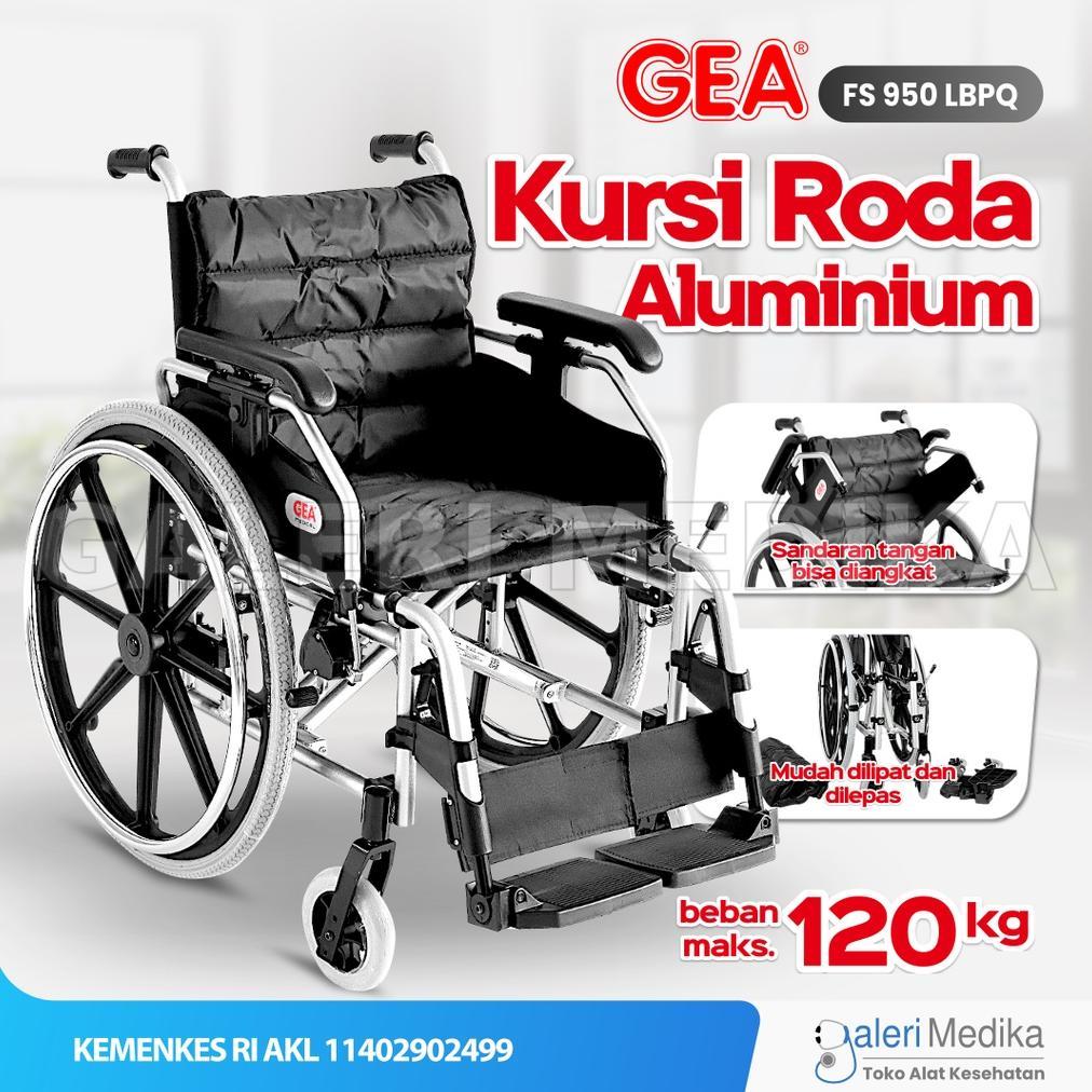 Kursi Roda Aluminium Velg Racing Nyaman Gea Fs 950 Lbpq / Fs950 Lbpq / Fs-950 Lbpq