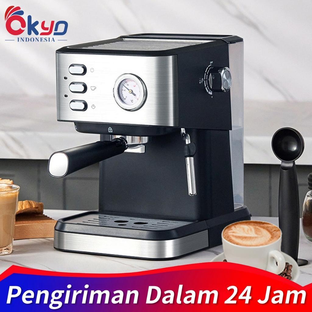 Mesin Kopi Espresso Coffee/Maker Frothing Bar 1050W/1.5L /Mesin Kopi 20 Bar 1.5L 1050 Watt Espresso 