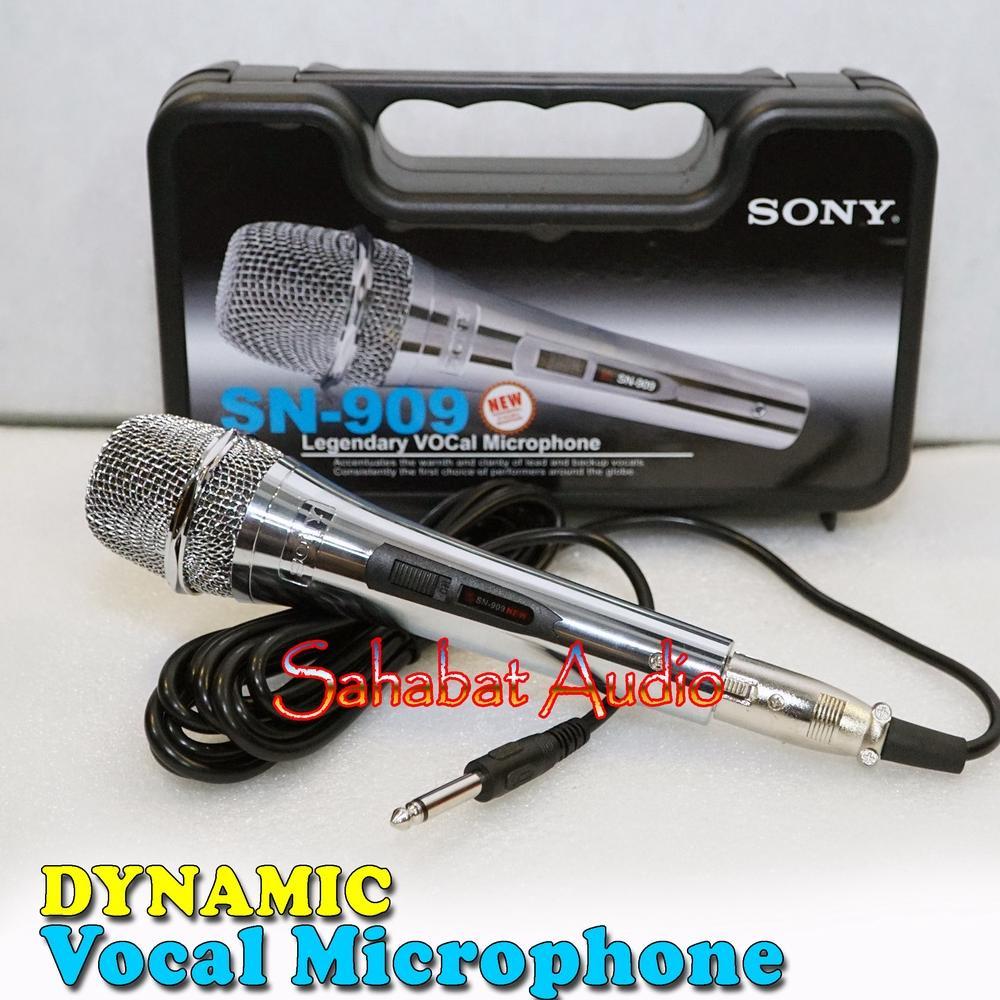Mic Kabel SN 909 Koper / DYNAMIC Microphone Cable SONY SN - 909 / MIC DYNAMIC SN-909 / Mic SN909