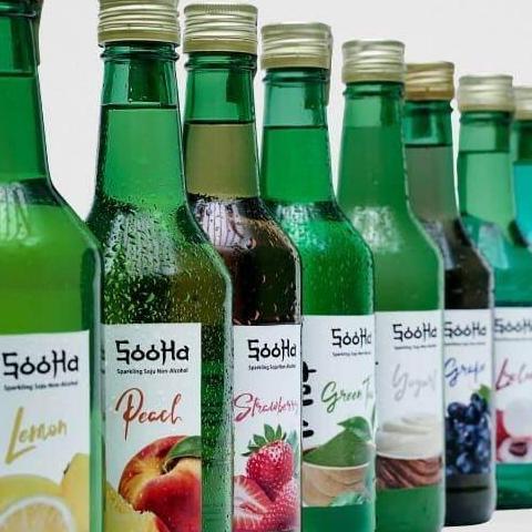 Ready Soju Halal Non Alkohol Sooha Minuman Korea Sparkling Water Barkarbonasi