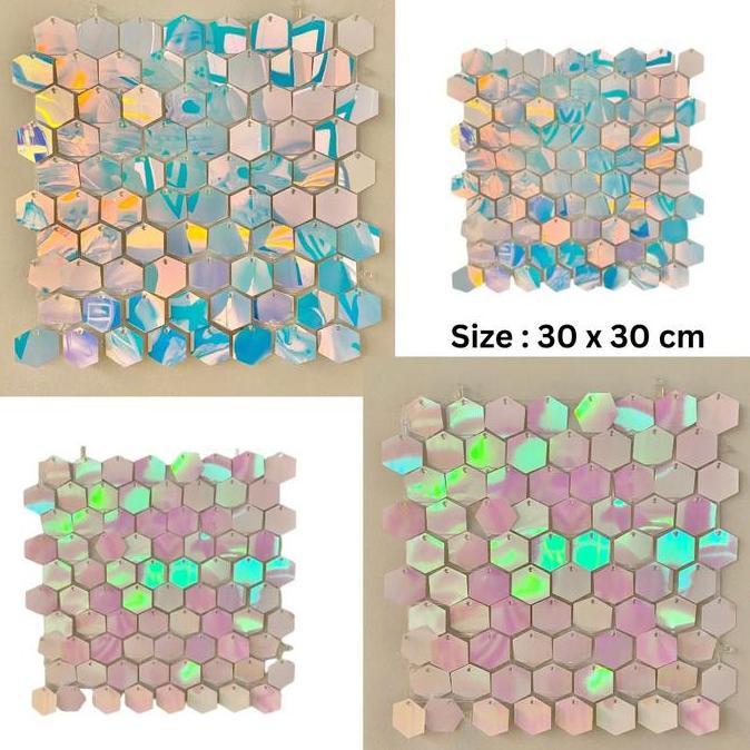 Shimmer Wall / Sequin Wall / Backdrop Dekorasi Pesta Manik2